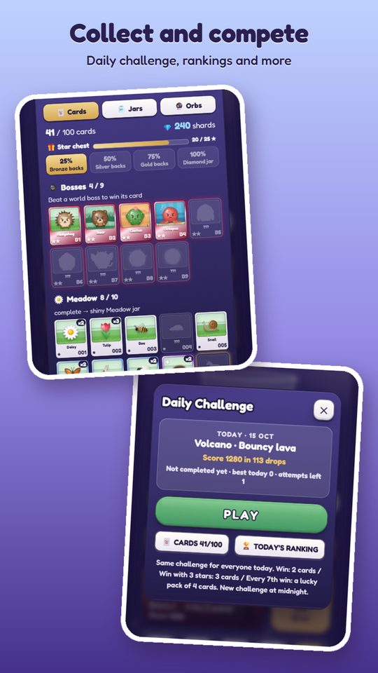 Collect and compete